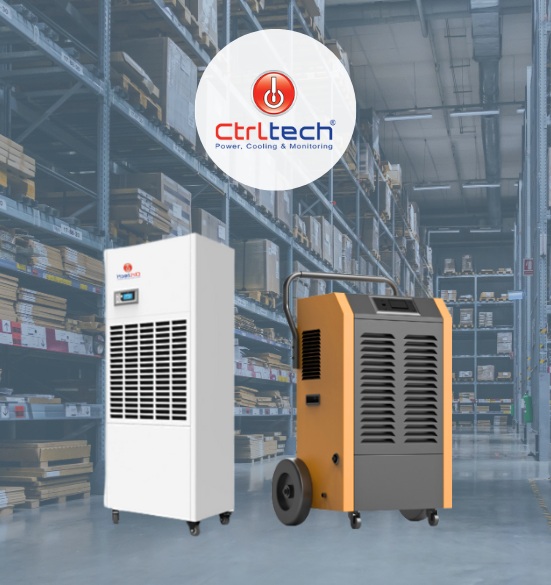 Industrial dehumidifier for warehouse